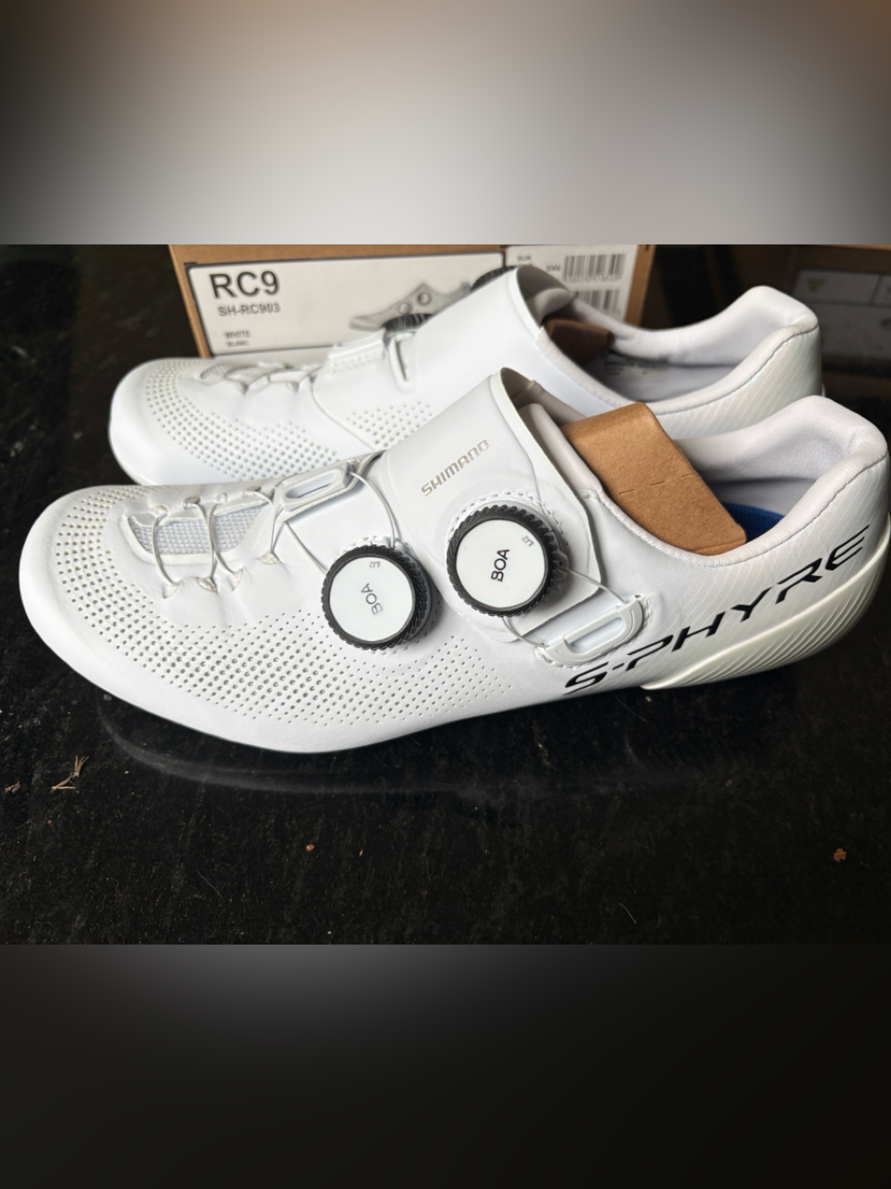 Nwt Shimano Rc903 Sphyre Road Cycling Shoes - White - 38.5